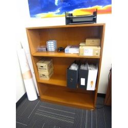 Light Cherry 3 Shelf Book Case
